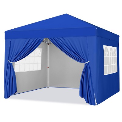 Yaheetech 10x10ft Pop-up Canopy with Sandbags and Wheeled Carry Bag