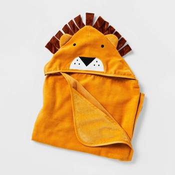 25"x50" Lion Kids' Hooded Towel - Pillowfort™