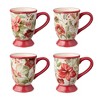 Certified International (Set of 4) 16oz Winter Blooms Mugs - 2 of 4
