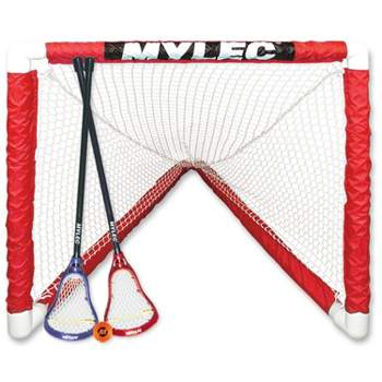 Deluxe Folding Sports Hockey Goal (GOAL ONLY) (1 ⅝” Plastic PVC Tubing) 48” x 37” x 18” sleeve netting system