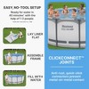 Bestway Steel Pro MAX Round Above Ground Swimming Pool Set with Metal Frame Filter Pump, Ladder, and Cover - 3 of 4
