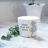 Pavilion Gift Company - Positivity - 8 oz - 100% Soy Wax Candle Scent: Tranquility - Flame Candles - 2 of 4