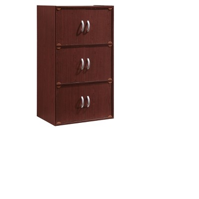 Storage Cabinet Mahogany - Hodedah Import