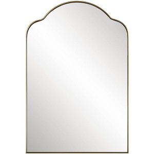 Uttermost Sidney Plated Brushed Brass 20" x 30" Arch Wall Mirror - 1 of 1