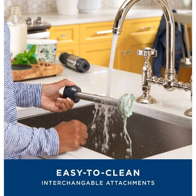 Stainless Steel 2-Speed Hand Blender with Attachments