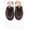 Yalina - Brown Genuine Leather Platform Moccasin Slipper (Women) | Forever & Always Shoes - 3 of 4