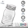 Bormioli Rocco Officina 1825 Salt And Pepper Shaker, Set Of 2, Clear, 8 Oz. Stain Resistant, Durable Glass Jars, Made In Italy - 3 of 4