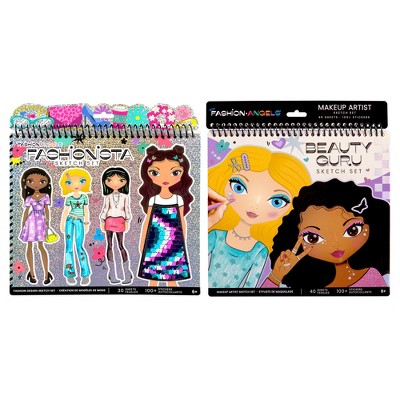 Fashion Angels: Sketch Portfolio Bundle - Fashionista & Beauty Guru