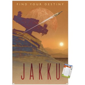 Trends International Star Wars: Jakku - Visit Jakku by Russell Walks 23 Unframed Wall Poster Prints - 1 of 4