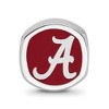 Black Bow Jewelry Sterling Silver Alabama Crimson Tide NCAA Bead Charm - 3 of 4