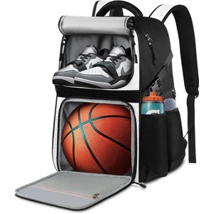 Basketball Bag Backpack with Separate Ball Pocket and Shoe Compartment, Large Capacity Sports Gym Bag - 1 of 4