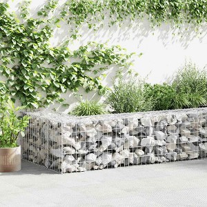 Gabion Basket Galvanized Steel 39.4"x19.7"x19.7"vidaXL - 1 of 4