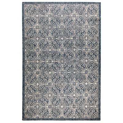 Liora Manne Carmel  Indoor/Outdoor Rug  Navy..