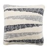 Imani Knit Pillow - Dark Grey/Light Grey/Natural - 20"X20" - Safavieh - image 3 of 3