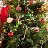 Aoibox 100pcs Christmas Tree Ornaments Set Red Green White Shatterproof Hanging Ball Decorations 1.18 to 7.87in Holiday Party - 2 of 4