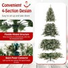 Resenkos 9-Ft Pre-Lit Hinged Artificial Christmas Tree with Quick Connect - Green - 3 of 4