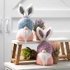 Sullivans Artificial 8.5" Lavender Burlap Bundle - Set of 4 - 4 of 4