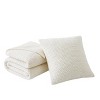 Southshore Fine Living, Throw Blanket for Couch or Bed with Matching Decorative Throw Pillow Cover, Acrylic Knit Throw Blanket and Throw Pillow Cover - 2 of 3