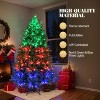 VINGLI 7.5ft Pre-lit LED Christmas Tree w/Twinkle Lights, App-Controlled Multi-Color RGB Lights, 2436 PVC Branch Tips - 4 of 4
