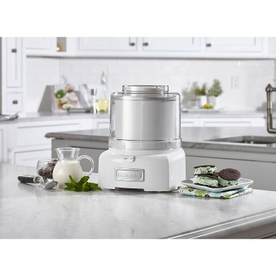 Cuisinart White Automatic Frozen Yogurt and Ice Cream Maker