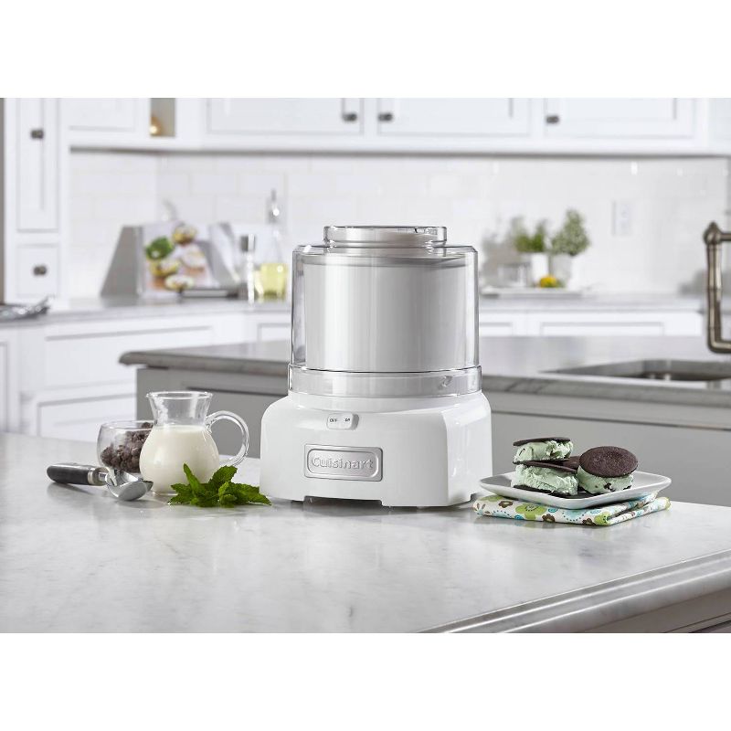 Cuisinart Automatic Frozen Yogurt and Ice Cream and Sorbet Maker - White - ICE-21P1, 5 of 9