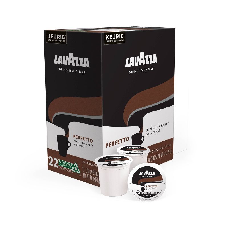 Lavazza Perfetto Dark Roast Coffee Pods - 22ct, 1 of 6