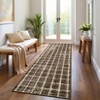 Modern Checkered Area Rug Farmhouse Geometric Print Rugs for Living Room Bedroom Low Pile Non-Slip Rug - 2 of 4