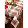 Design Imports Christmas Plaid Tablecloth - 3 of 4