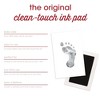 Pearhead Christmas 2025 Baby Footprint Tree Ornament Kit with Clean-Touch Ink Pad Red - 4 of 4