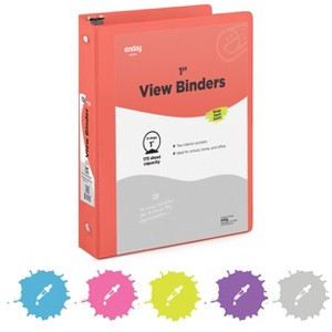 Enday 3-Ring View Binder With 2-Pockets - 1 of 4