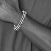 Black Bow Jewelry Men's Stainless Steel and Black Plated Bracelet - 8.25 Inch - 4 of 4