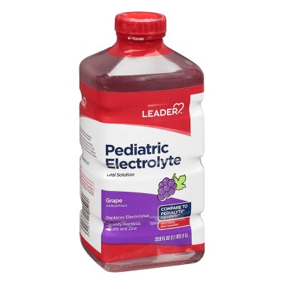 Leader Pediatric Electrolyte Grape Flavor 1000 ml