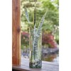 Signature Design by Ashley Taylow Green Glass Decorative Vase Set of 3 - Large 15" Indoor/Outdoor Floral Display - 3 of 4