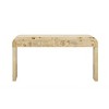 Modern Console Table with 2 Drawers, Multifunctional Wood Veneer Entryway Table for Hallway, Living Room & Foyer-The Pop Home - 4 of 4