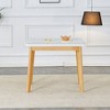 NicBex Dining Table 35.4" Modern Foldable Dining Table with Rubber Wooden Legs for Kitchen, Dining Room - 3 of 4