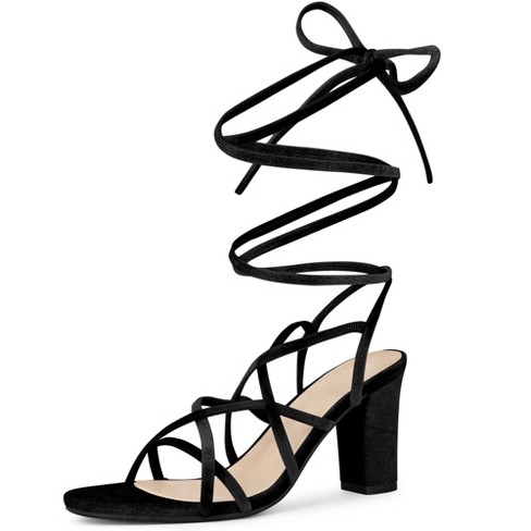 Black gladiator sandals target online