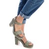 Refresh Women's Heeled Suede Sandals 79787 - 3 of 3