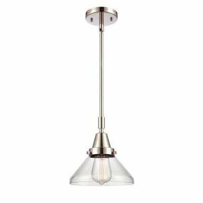 Caden - 1 Light Stem Hung Mini Pendant In Industrial Style-9.13 Inches Tall and 8 Inches Wide