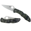 Spyderco Delica 4 Lightweight Folding Pocket Knife with 2.9" Flat-Ground Steel Blade with PlainEdge | Superior High-Strength FRN Handle, Zome Green - 2 of 4