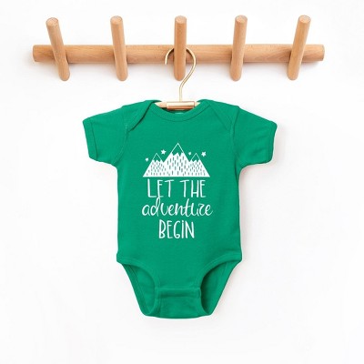 The Juniper Shop Let The Adventure Begin Mountains Baby Bodysuit