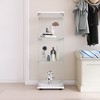 Modern Glass Display Cabinet With Clear Door Floor Standing 3-Shelf Collection Display Glass Bookshelf For Living Room Home Office - 2 of 4