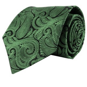 Men's Paisley Microfiber Woven Wedding Neckties - 1 of 4