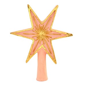 Tree Topper Finial 6.25 In 6 Point Star Tree Topper Easter Christmas Tree Toppers - 1 of 3