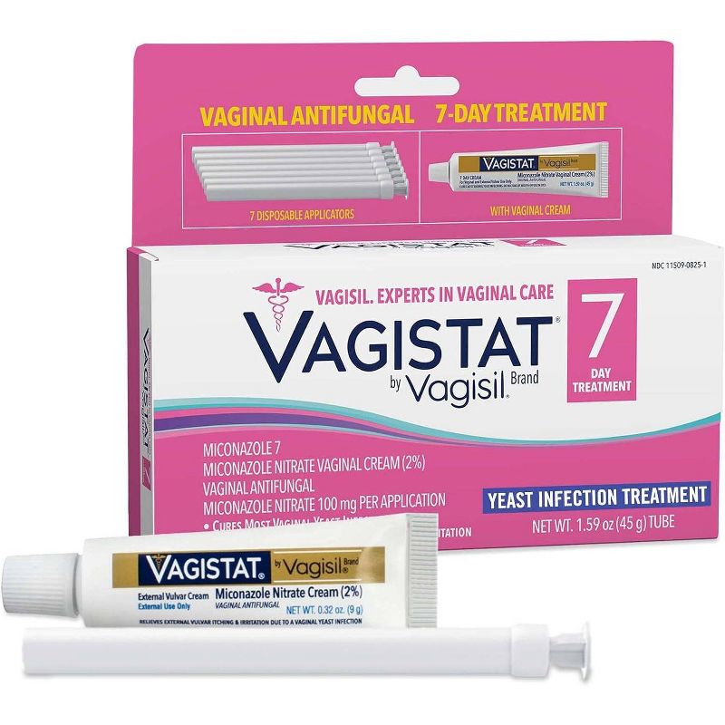 Vagisil 7 Day 2% Miconazole Nitrate Cream for Yeast Infection Treatment - 7ct, 1 of 9