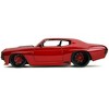1971 Chevrolet Chevelle SS Red Metallic with Black Stripes "Pink Slips" Series 1/24 Diecast Model Car by Jada - 4 of 4