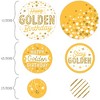 Big Dot of Happiness Golden Birthday - Happy Birthday Party Giant Circle Confetti - Party Decorations - Large Confetti 27 Count - 2 of 4