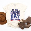 Simply Sage Market Women's In My Game Day Era - Blue Short Sleeve Garment Dyed Tee - 3 of 4