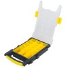 Storage Organizer Toolbox Set - Set of 4 Plastic Clear Top Parts Craft and Hardware Organi - 4 of 4