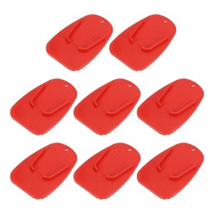 Unique Bargains Motorcycle Kickstand Pads 8 Pcs - 1 of 4