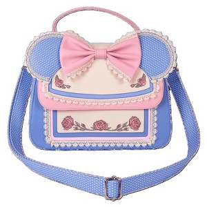 Loungefly Minnie Mouse Floral and Lace Ears Crossbody Bag - 1 of 4